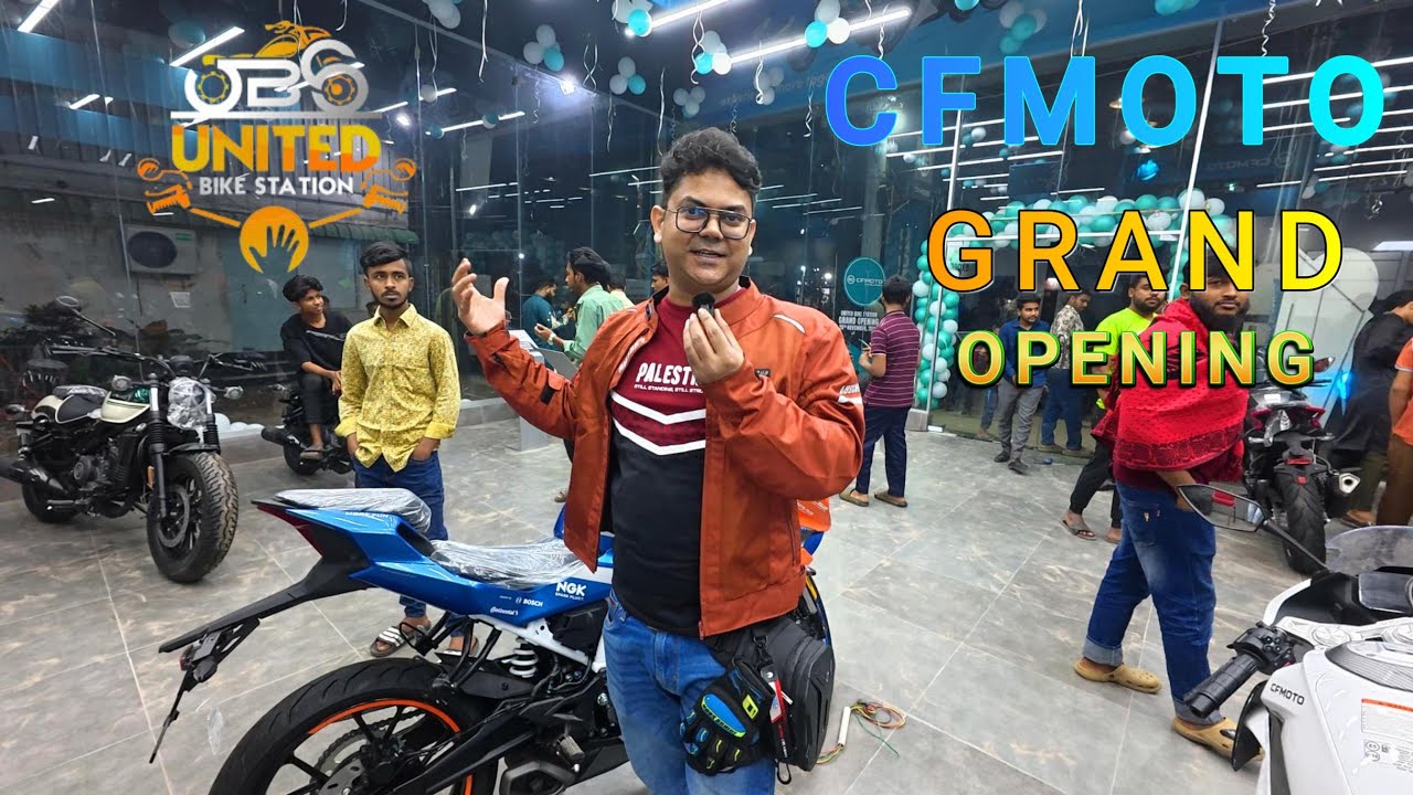 CFMOTO New Showroom in Keraniganj // #cfmoto  #grandopening @journeywithfahad