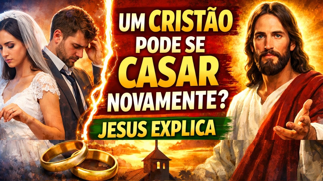 UM CRISTÃO PODE SE CASAR NOVAMENTE? JESUS EXPLICA