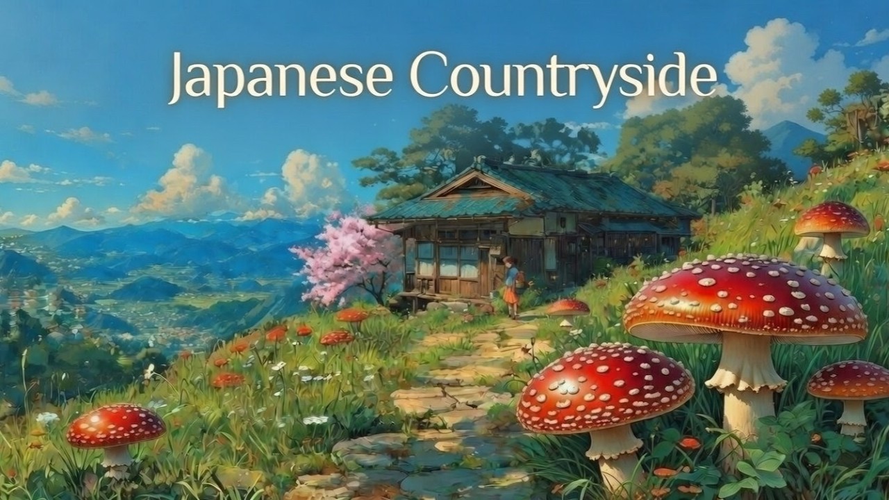 Japanese Countryside Ambience 🌿 Peaceful Mountain Cottage for Relaxing / Studying / Sleeping