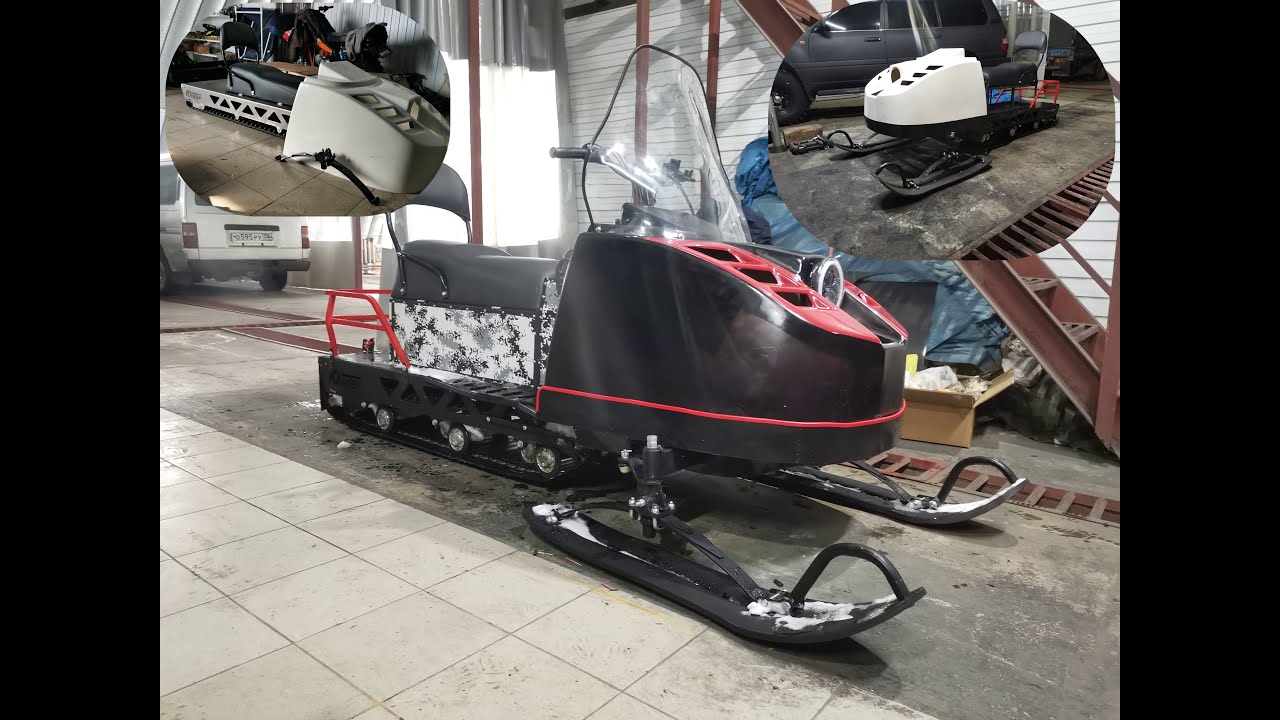 Обзор снегохода своими руками на базе лонг.