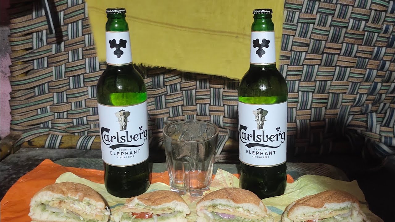 ELEPHANT BEAR STRONG🍾 BURGER 🍔ANDA 🥚 #mukbang #food #alcohol 