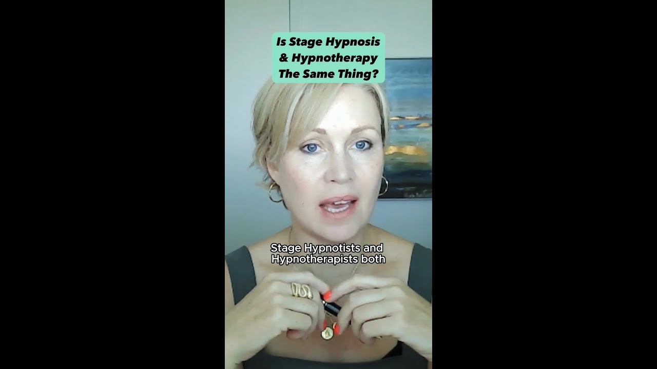 Is Stage Hypnosis & Hypnotherapy The Same Thing?