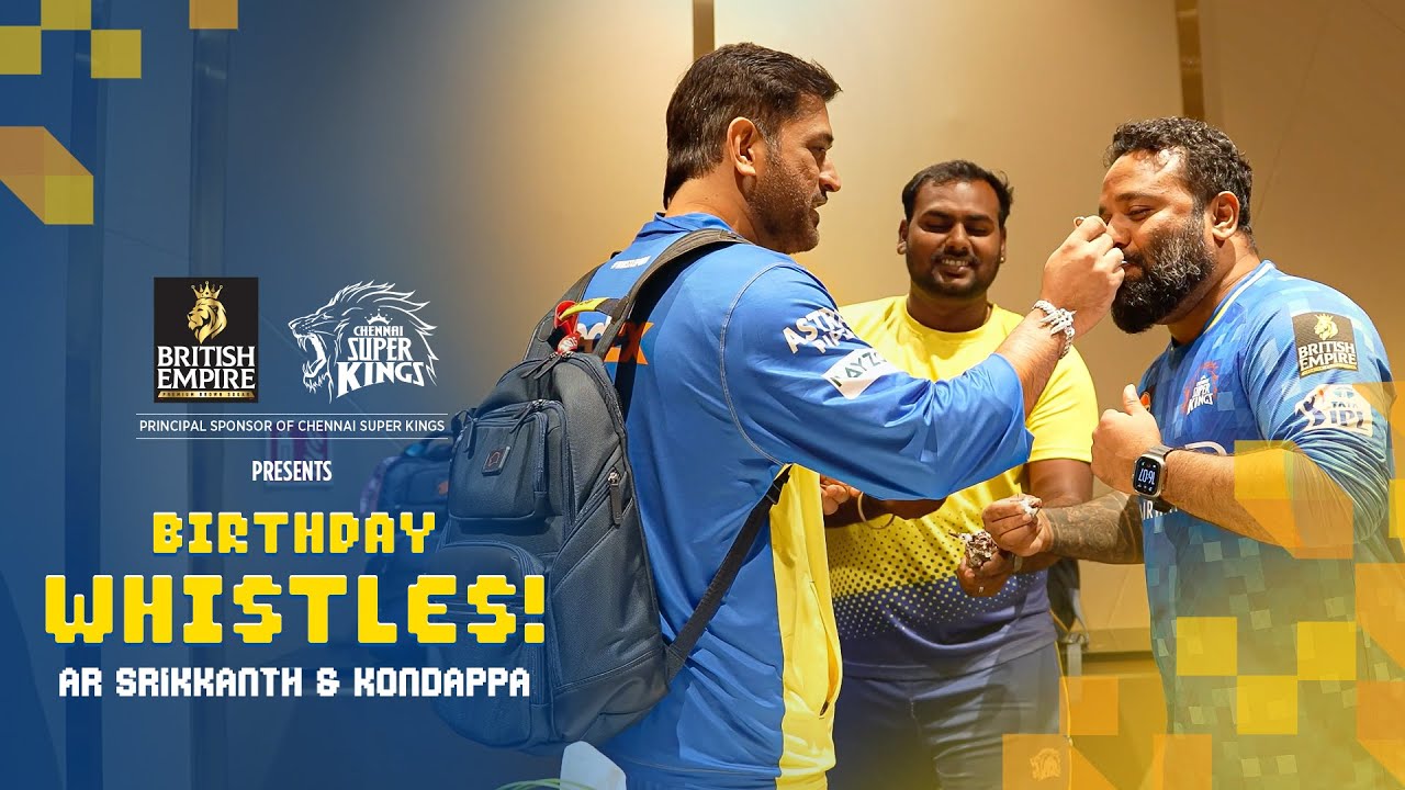 Birthday Whistles Ft. Head Talent Scout AR Srikkanth & Throw down specialist Kondappa | IPL 2025