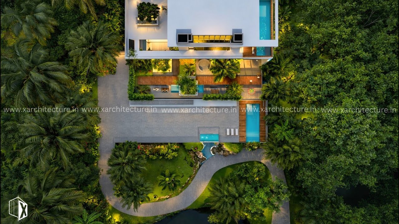 32K Sqft Ultra-Luxury Cliffside Mansion | Runway Views of Calicut Airport