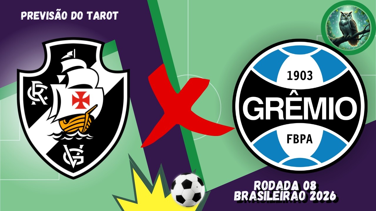 ⚽️ VASCO DA GAMA X GR&Ecirc;MIO: TAROT REVELA QUEM VENCE O JOGO!