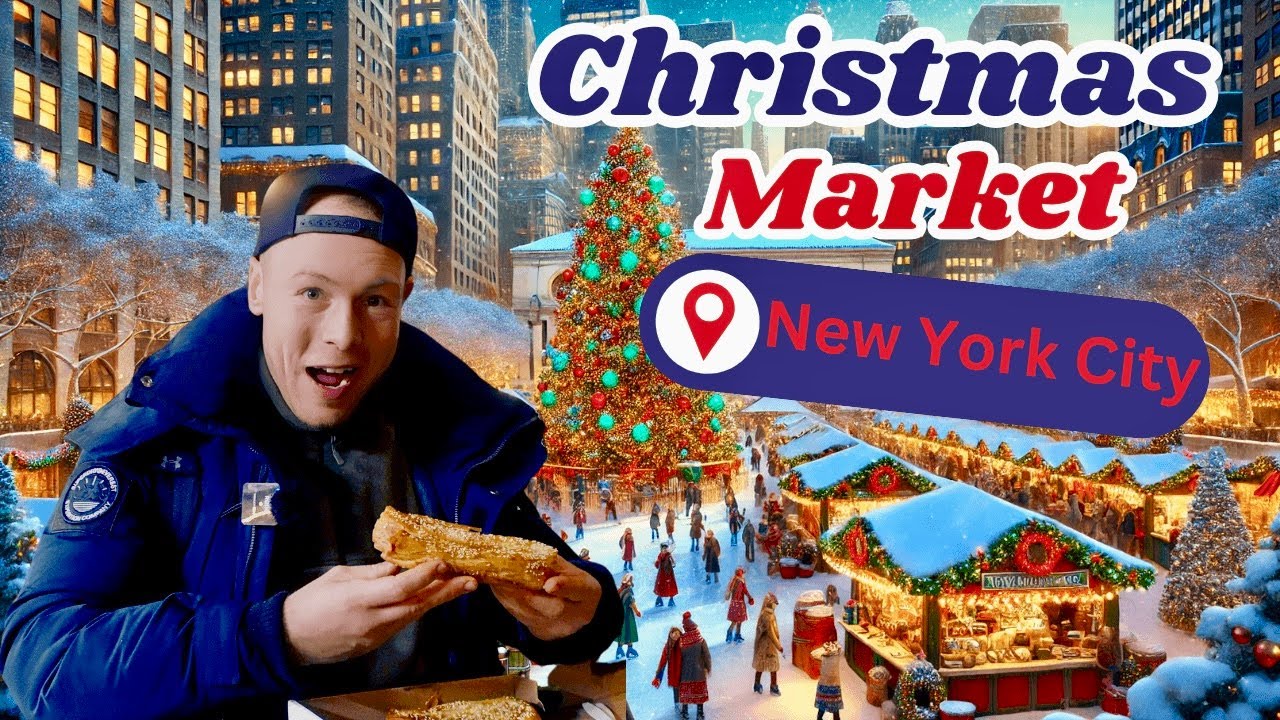 DER GR&Ouml;&szlig;TE WEIHNACHTSMARKT in New York City: Food-Spots im Check! 🌟🗽 Big M