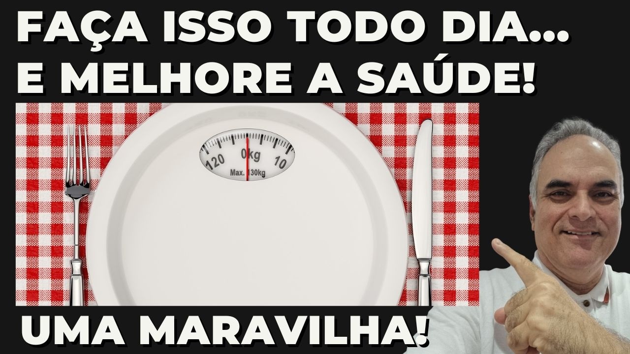 Eu faço isso todo dia para melhorar a saúde!