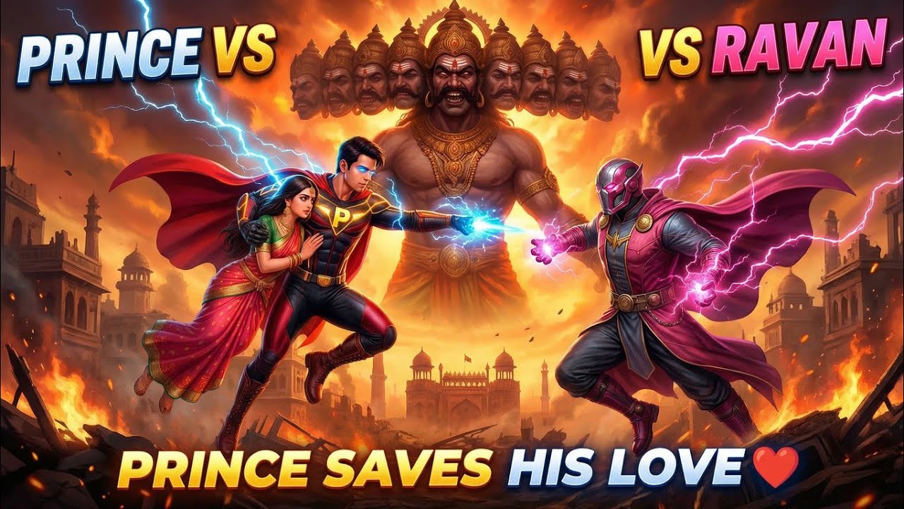 Prince VS ravan Prince save his love Part 2 #indiansuperhero #trending 