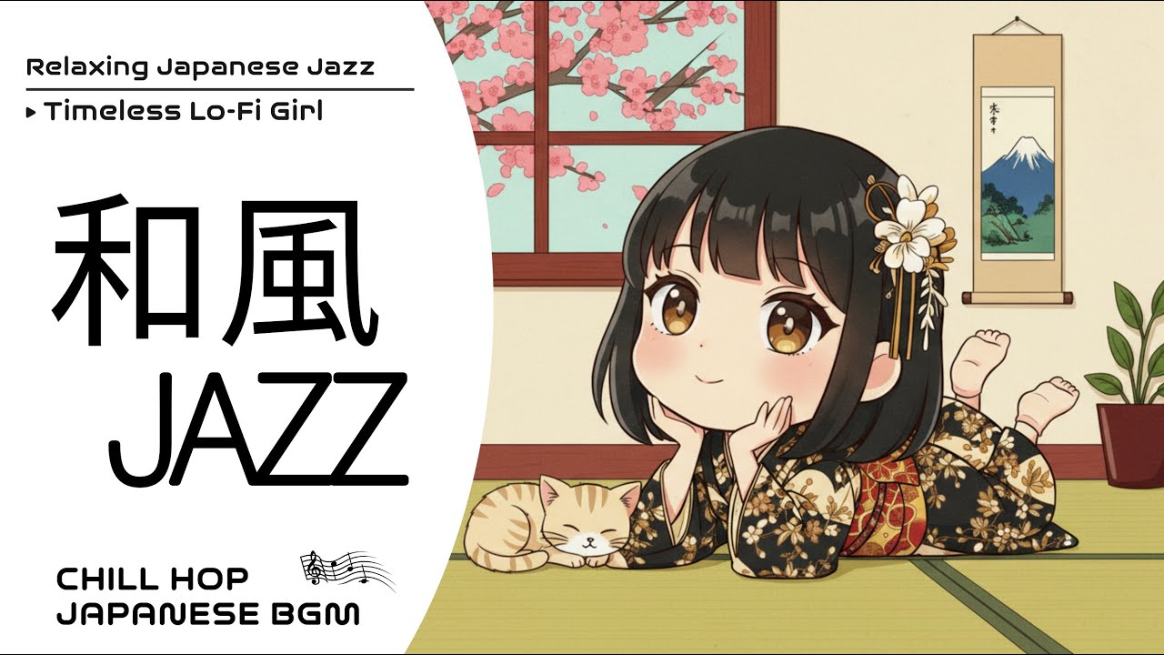 【和風ジャズ &times; Chill hop】「ちょっと休憩しませんか？」やさしい和風ジャズが流れる四季折々｜Japanese Chill hop BGM