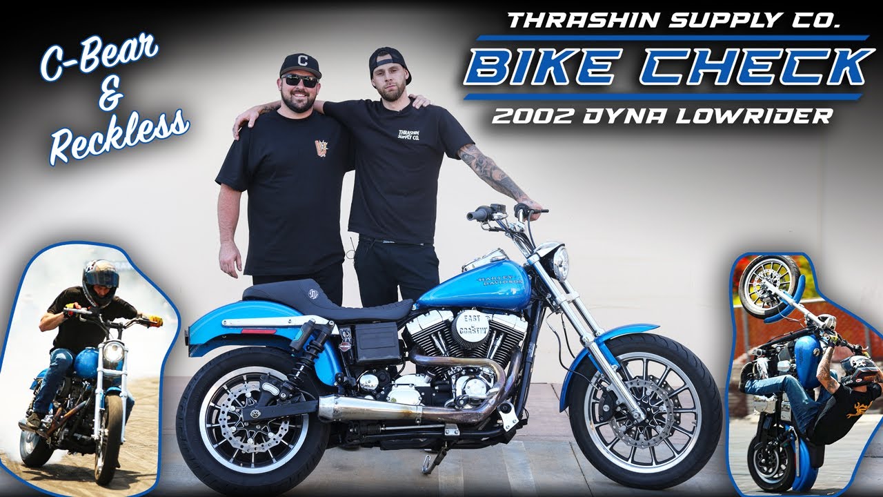 Проверка мотоцикла - трюковой мотоцикл Harley Davidson!! Dyna Lowrider FXDL 2002 года