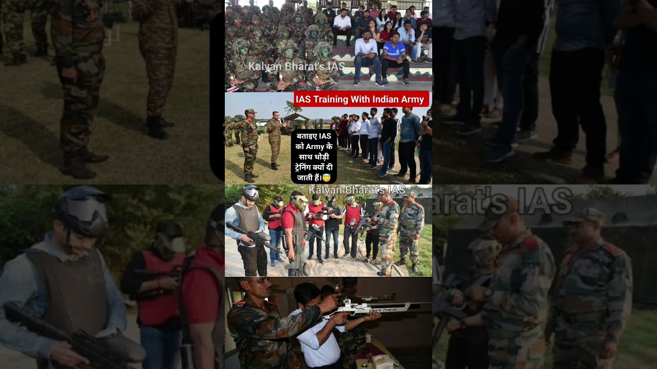 IAS & Army Training Together🇮🇳❤️✍️🤝✌️