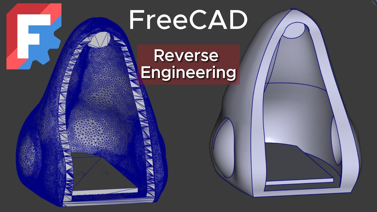 Обратный инжиниринг органической формы в FreeCAD 1.0.1