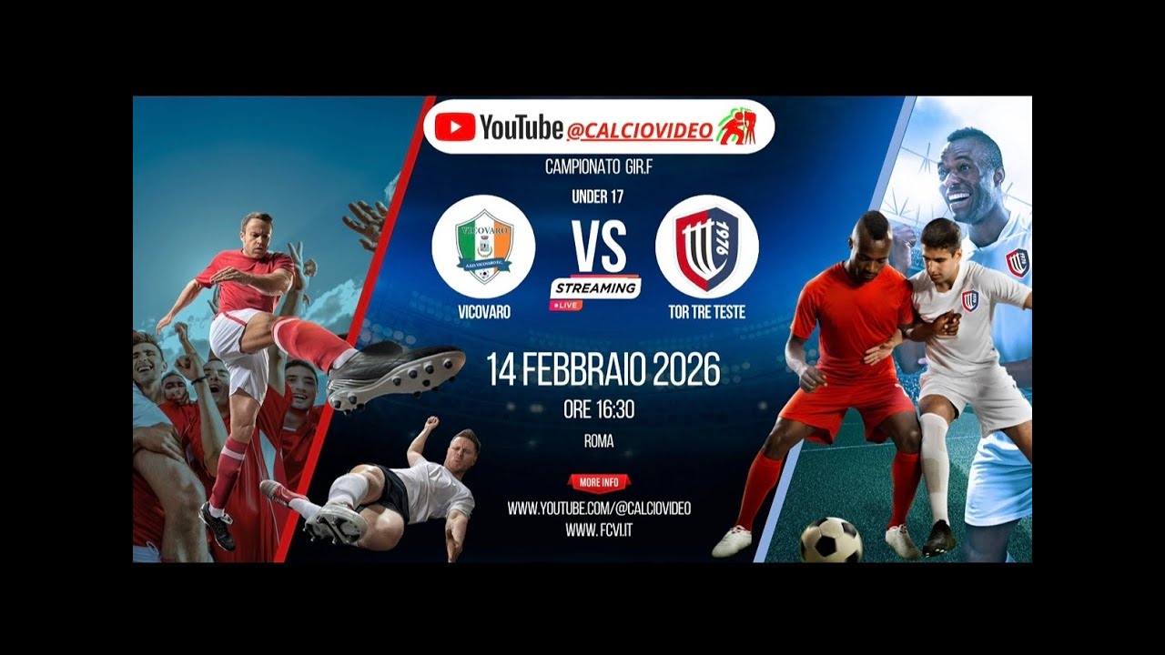 ♦️ LIVE - VICOVARO vs TOR TRE TESTE  Allievi under 17 girone F
