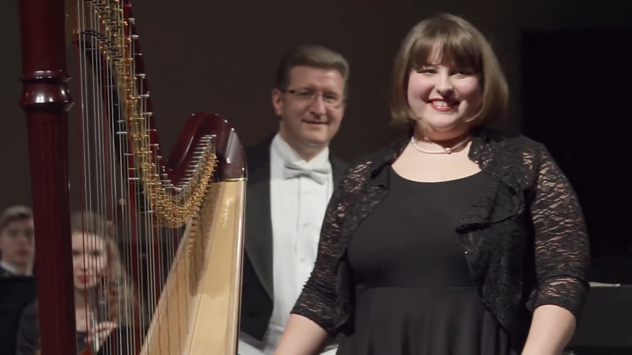 Handel - Harp Concerto in B flat, Morgan Short, Young Artist Concerto Winner, LU SYMPHONY 2015