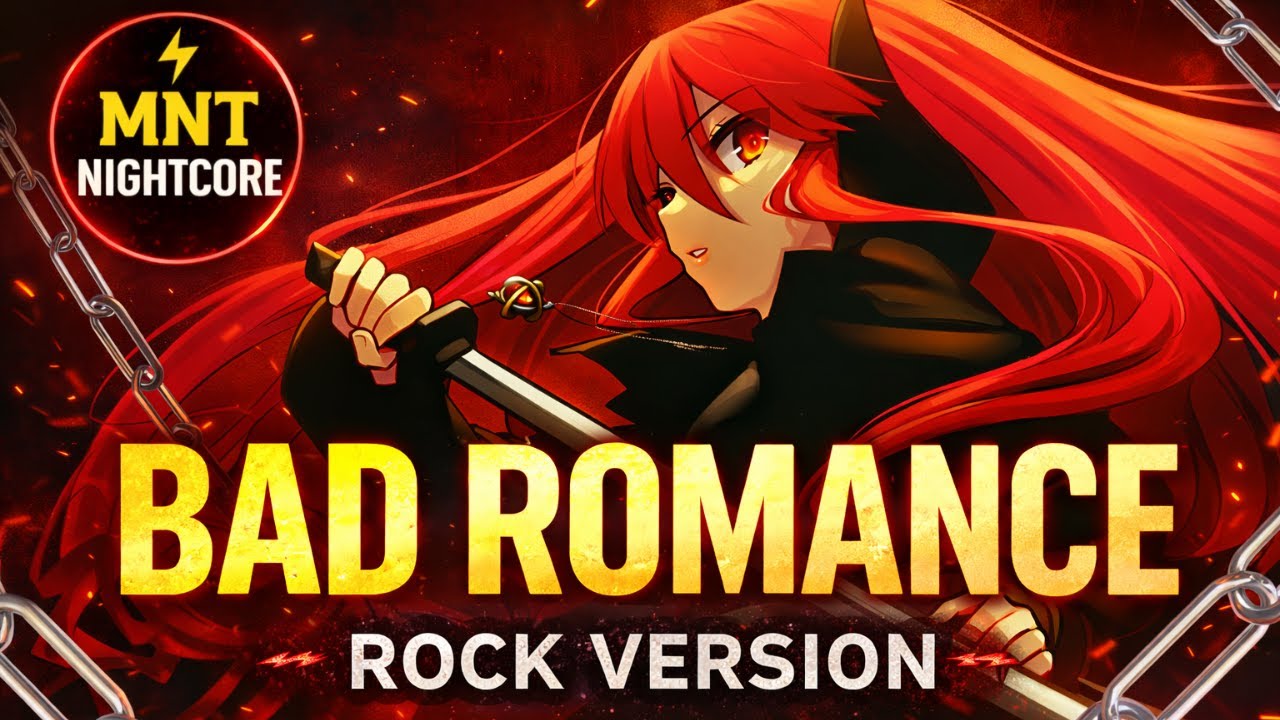 Nightcore - Bad Romance Rock Version