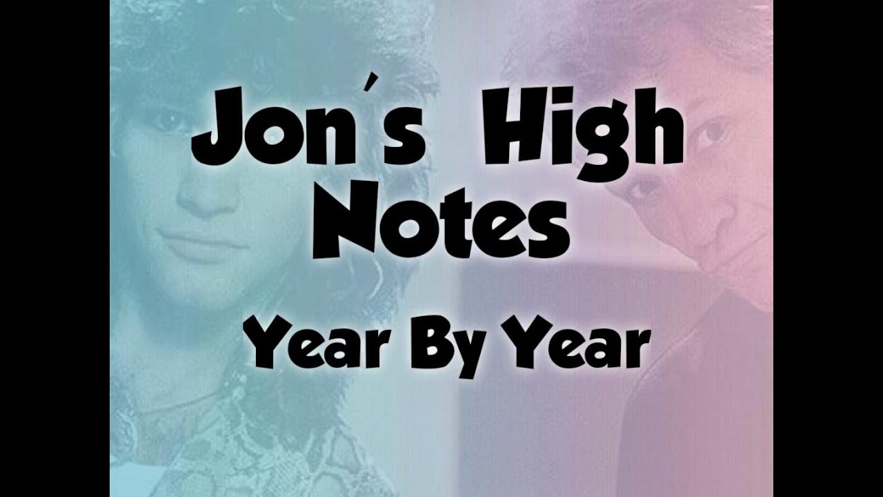 Jon Bon Jovi - Livin' on a Prayer | High Notes | 1986 - 2018