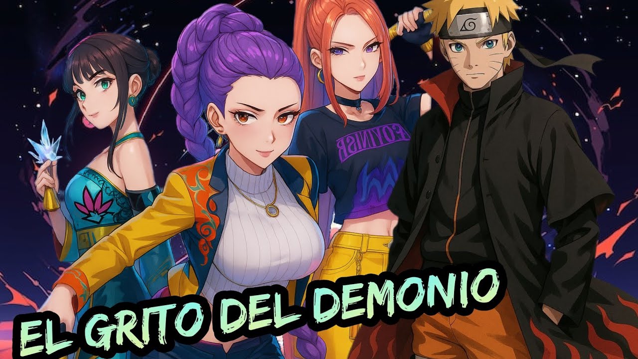 Naruto x K-Pop Demon Hunters - El Grito Del Demonio Capitulos 1 al 3