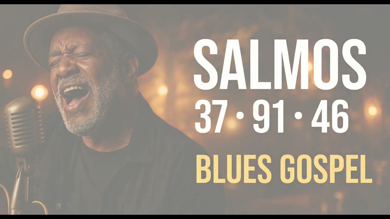 Salmos 37, 46 e 91 – Blues Gospel da Fé Que Guia, Cura e Ilumina o Caminho - 1 HORA de Blues Gospel