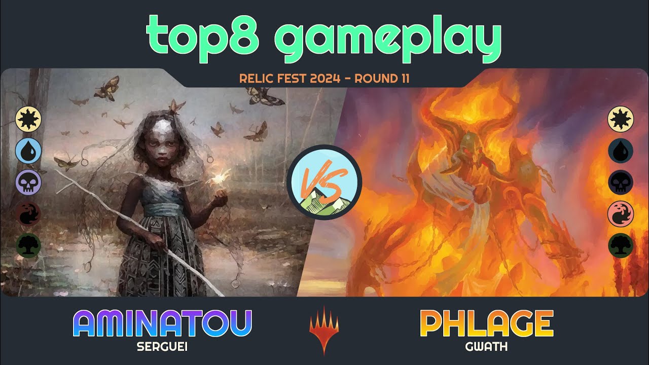Aminatou vs. Phlage - Relic Fest 2024 - R11 - Duel Commander - EDH│MTG│bitzelberg