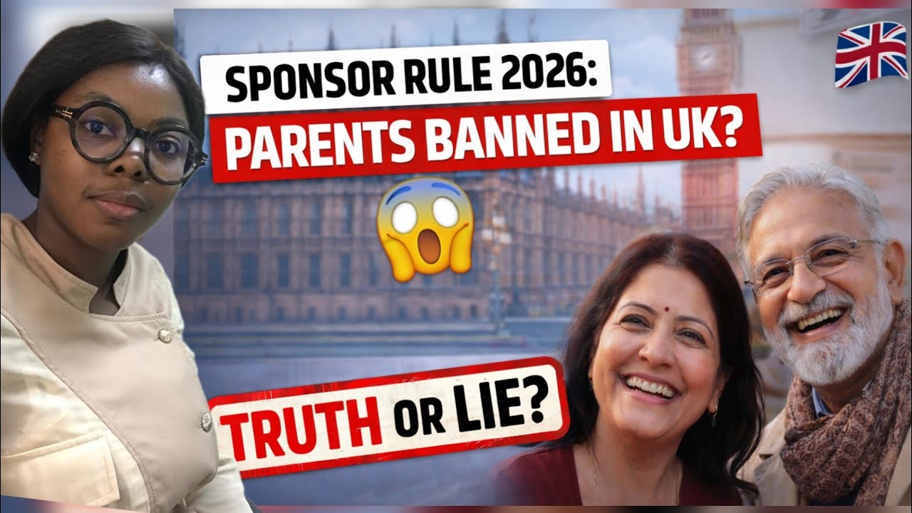 UK Sponsor Rule 2026: Can You Really Bring Your Parents to the UK?