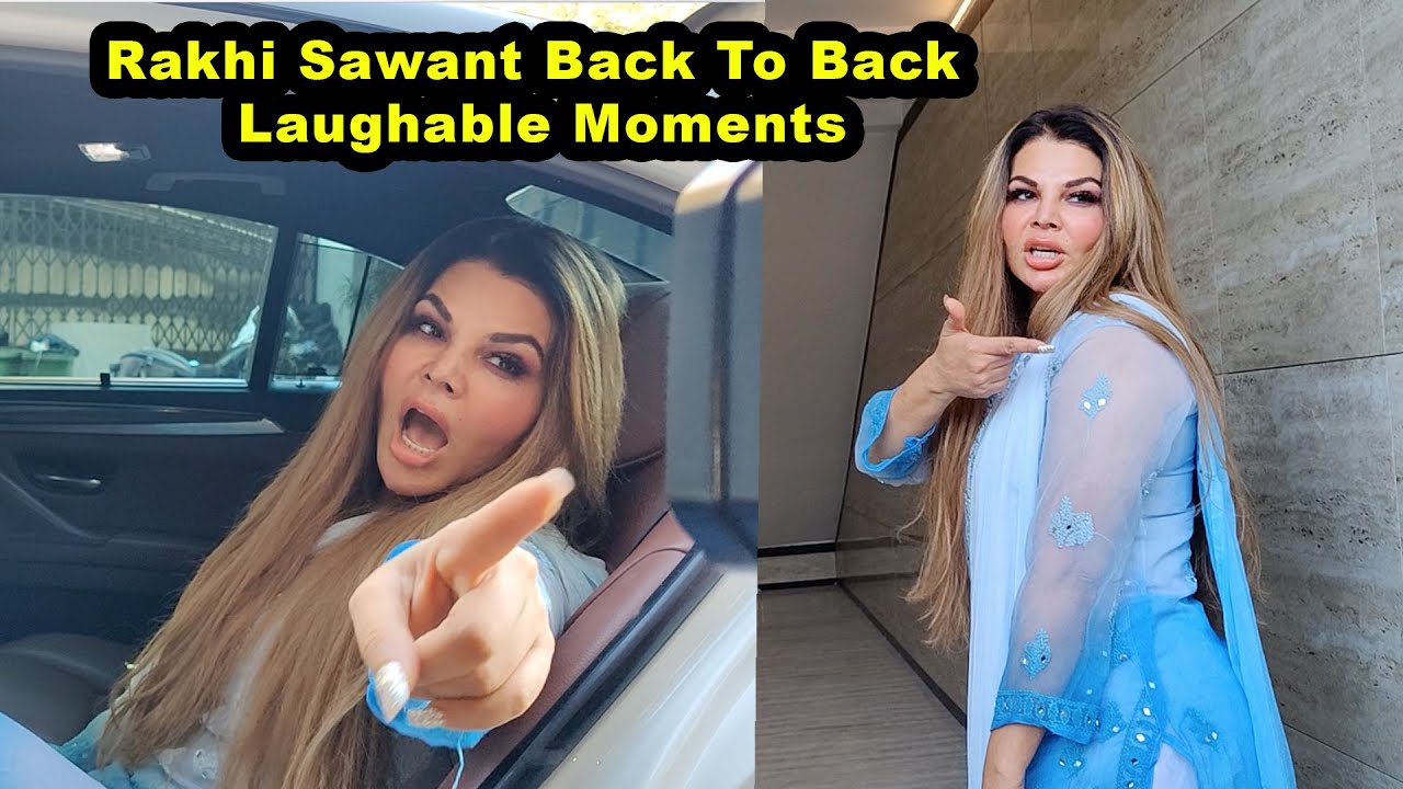 Rakhi Sawant Back To Back Laughable Moments Non Stop Masti With Paps and Fans
