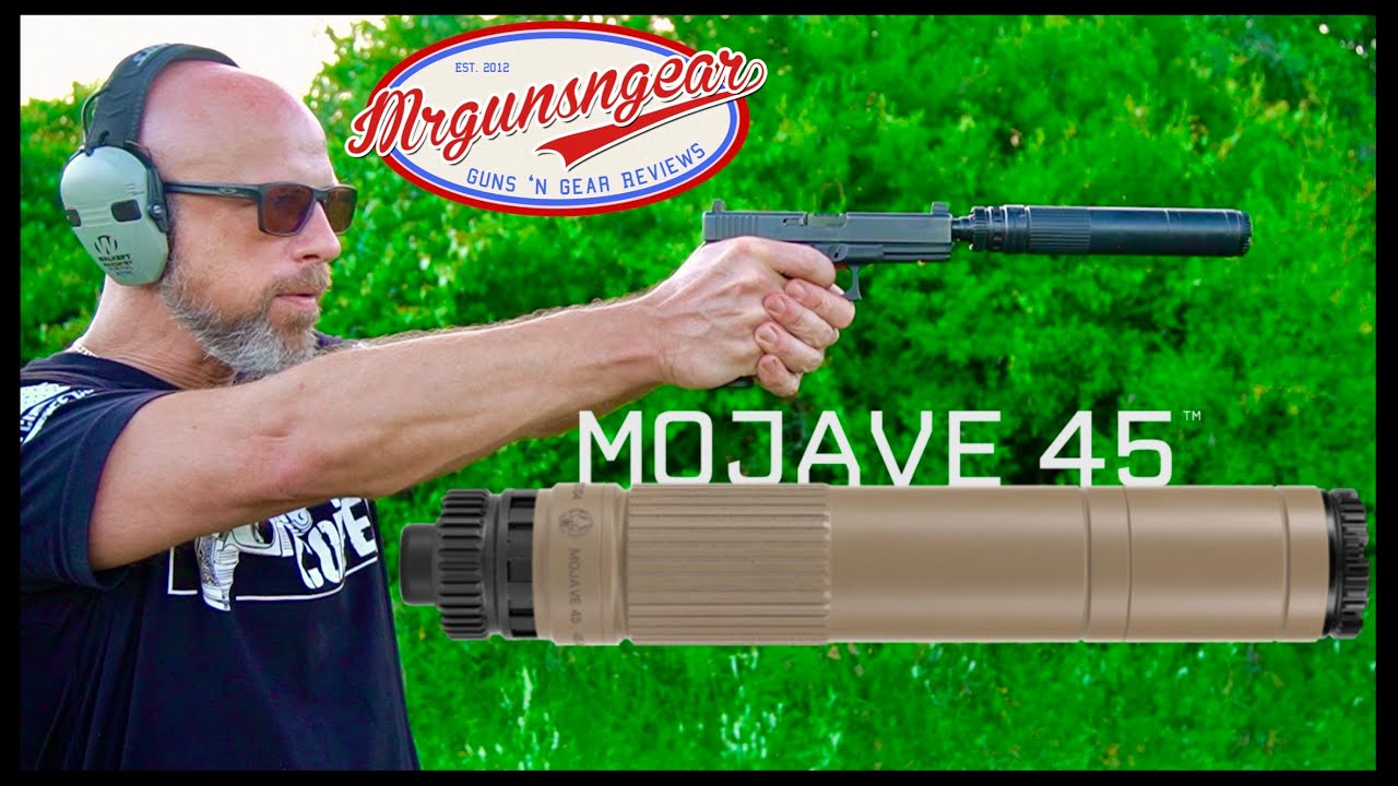 Dead Air Mojave 45 Modular Suppressor Test & Review - Quietest 45 Can To Date 🤫