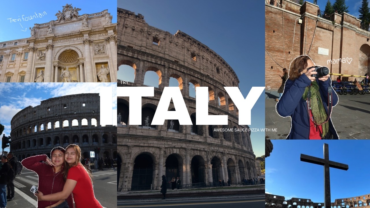 travel diaries ep.6 | come with me to spend a day in rome, italy 🇮🇹 i tried the best pizza !!