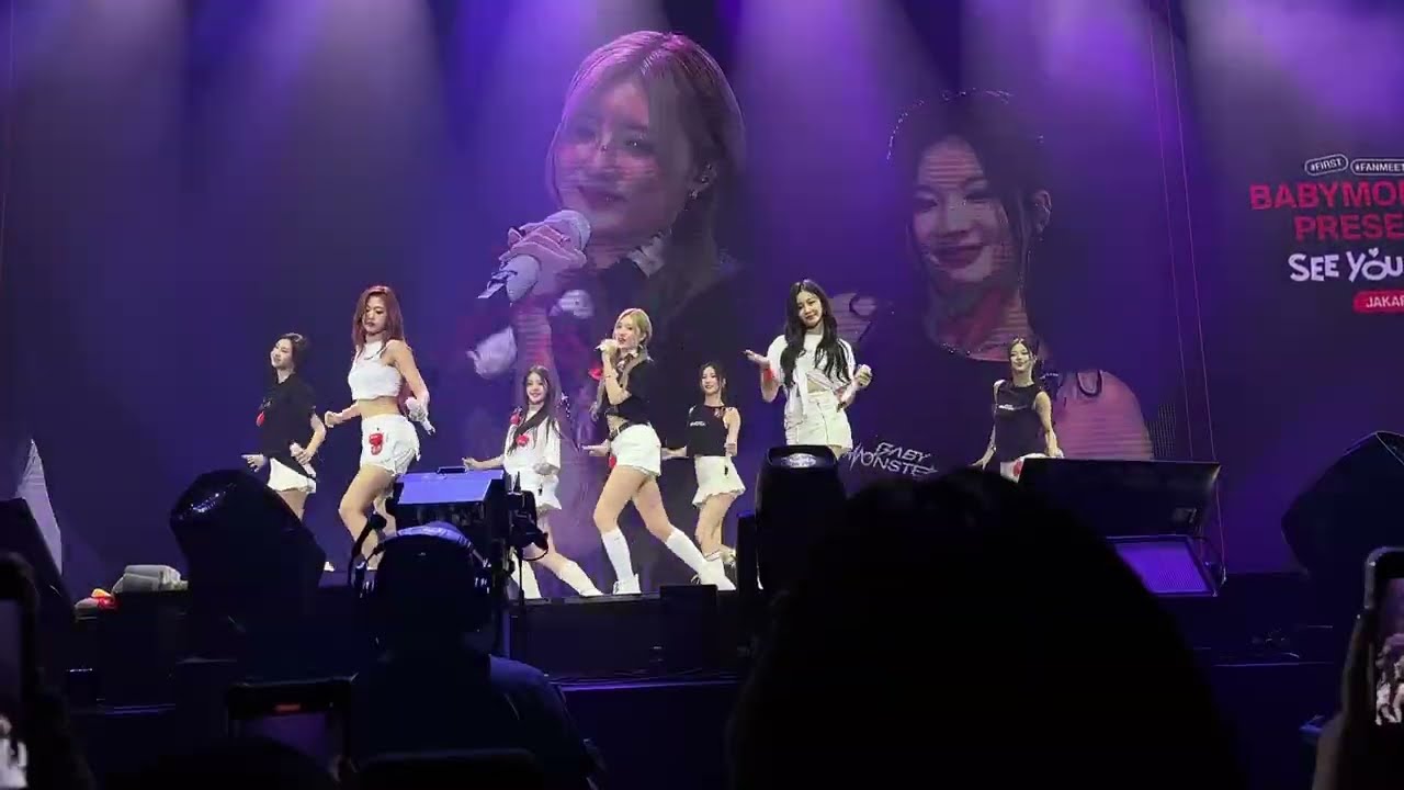 BABYMONSTER (Stuck in The Middle Remix + Photo + Batter Up Remix) in Jakarta #first #fanmeet #2024