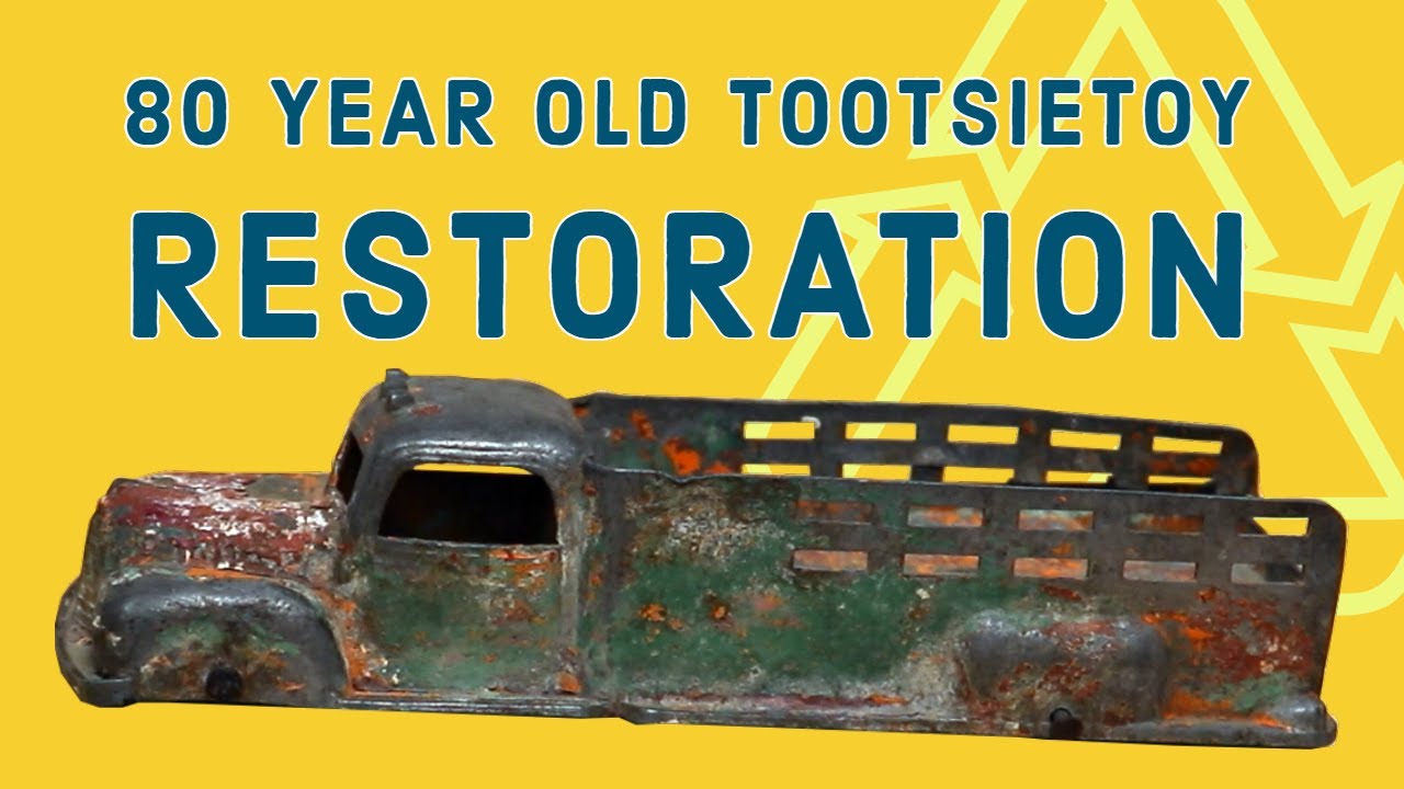 TootsieToy International K5 Stake Restoration - 80 Year Old Antique Toy Truck