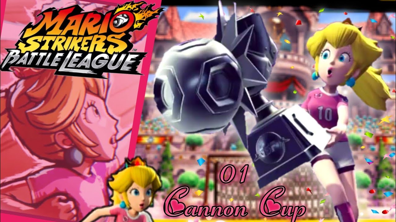 Mario Strikers Battle League - Cup Battles | Cannon Cup | Peach Gameplay
