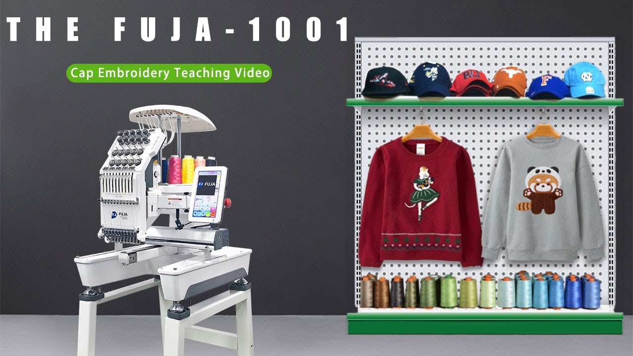 10 Needles Cap Embroidery Teaching Video