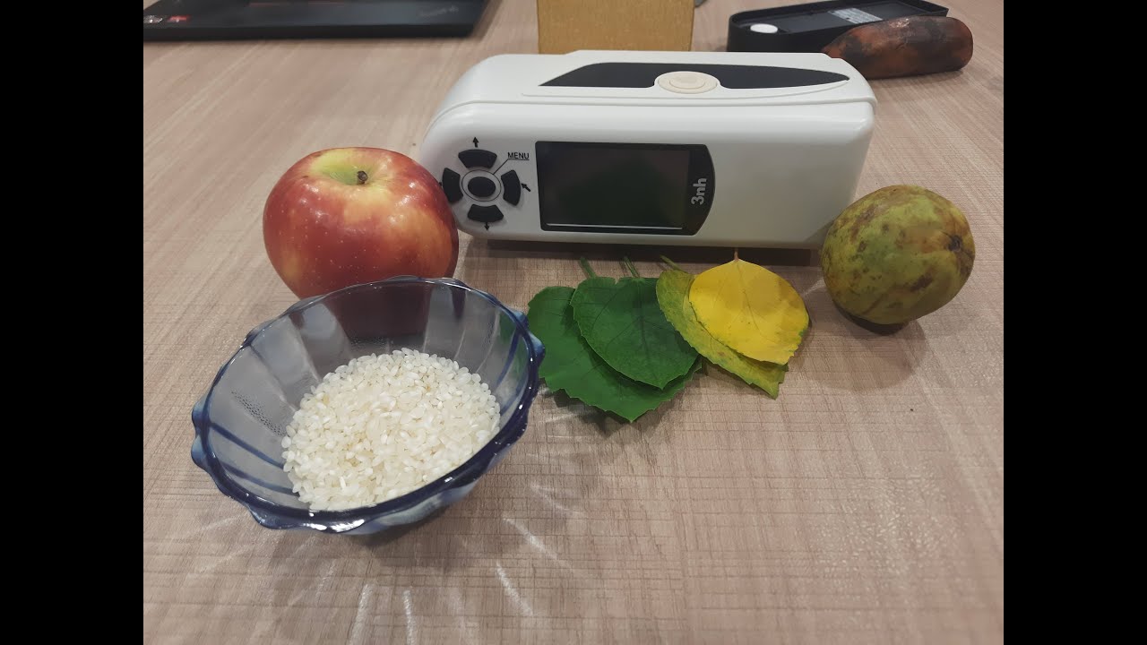 Measuring Colour of Food (Fruits & Leaves) | 3nh Spectrophotometer | Colour Meter for Food items