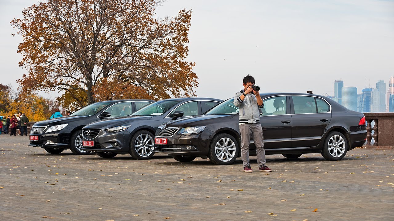 2013 Mazda6 vs. Skoda Superb vs. Toyota Camry