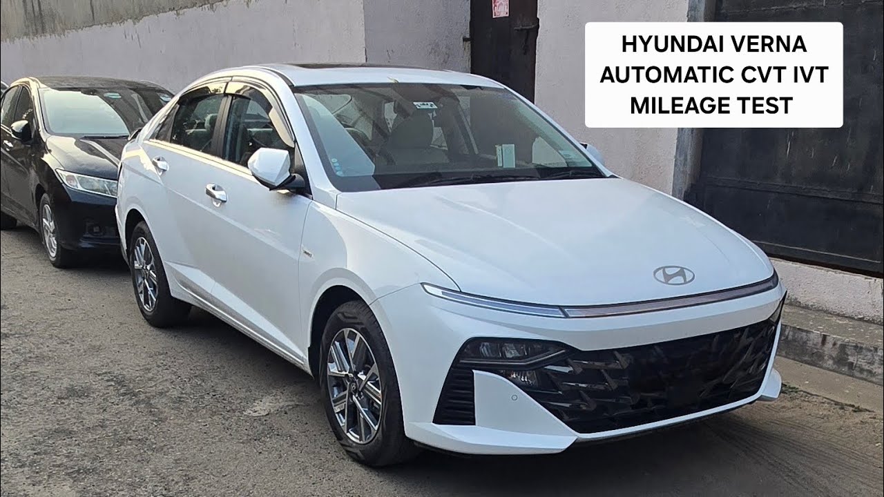 Hyundai Verna 2025 Automatic IVT Highway petrol Mileage Test tank to tank Ahmedabad to Gandhinagar 