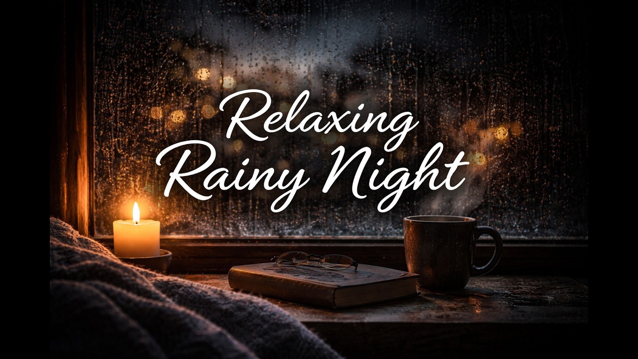 Relaxing rainy night