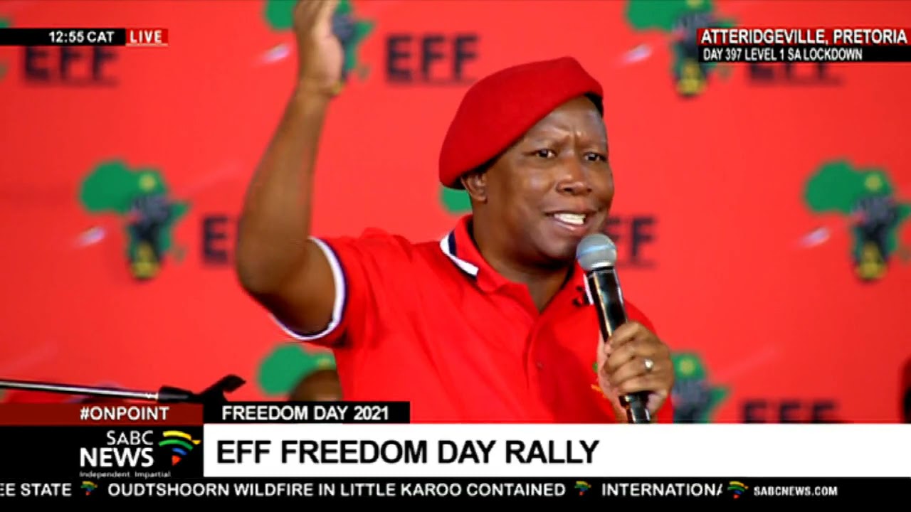 EFF Freedom Day rally address by its CIC Julius Malema