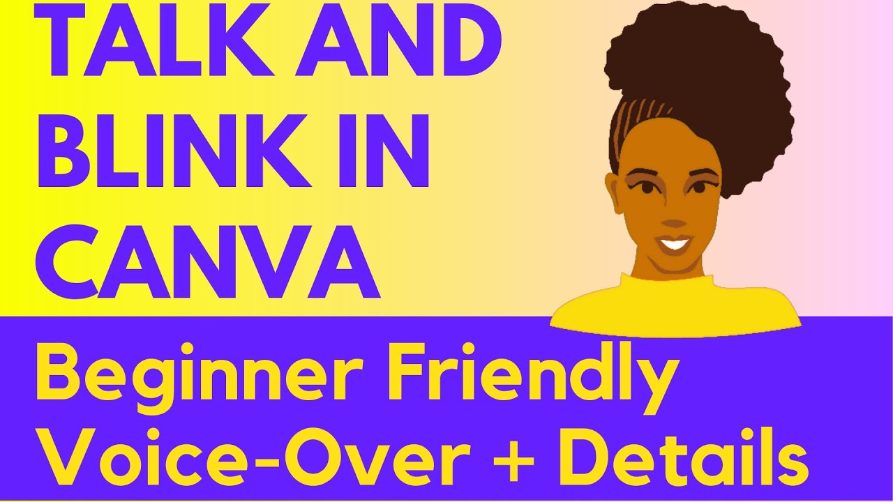 Tutorial Make a Character Talk with @canva  - Method 1