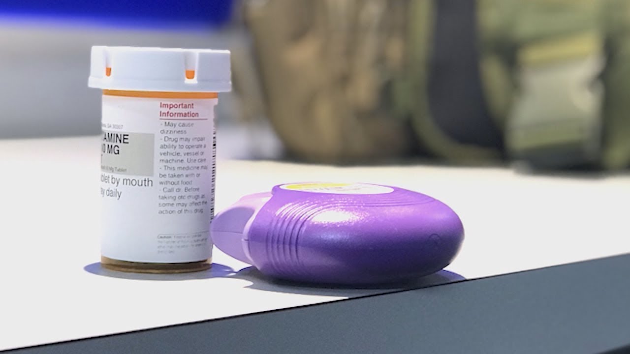 Packing prescriptions for travel