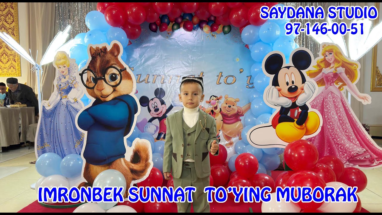 IMRONBEK SUNNAT TOY (ASR  TO'YXONASI) SAYDANA STUDIO 97 146 00  51