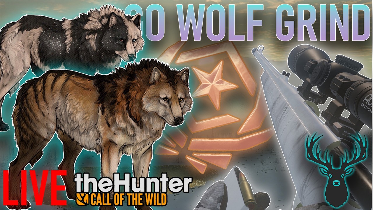 🔴Great One Wolf Speedrun | 1 Kill In | theHunter Call of the wild | LIVE 🔴