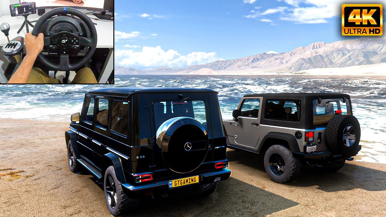 Mercedes-AMG G65 & Jeep Wrangler | OFFROAD CONVOY | Forza Horizon 5 | Thrustmaster T300RS gameplay