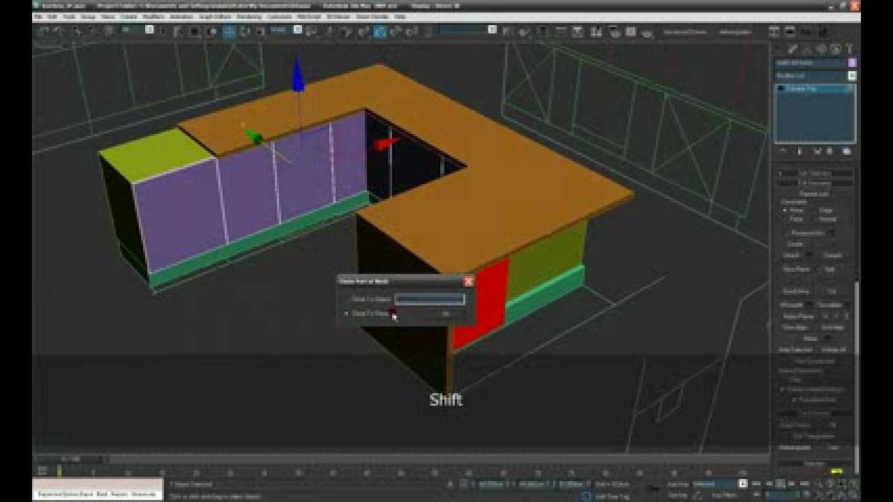04 fronty szafek - wizualizacja wnętrza w 3ds Max
