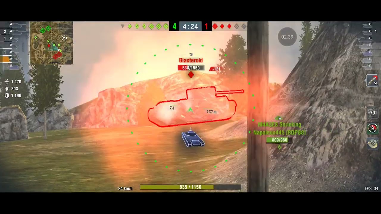 Bestgameplay vk36.01 damage 1.6k kill 1