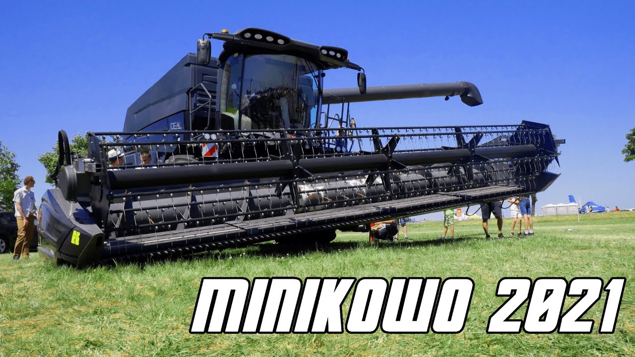 🇵🇱Minikowo 2021🇵🇱 Kombajn IDEAL Massey Ferguson✩Claas & Mzuri✩Kirovets✩