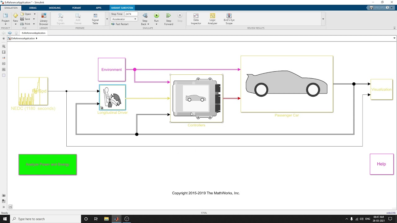 Design and Simulation of Full Electric Vehicle Model_ Using Matlab  Powertrain Control Algorithms