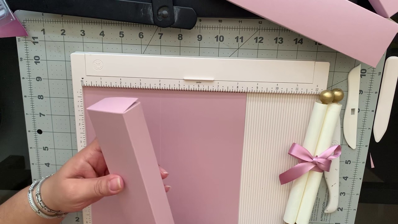 Caja para invitación pergamino