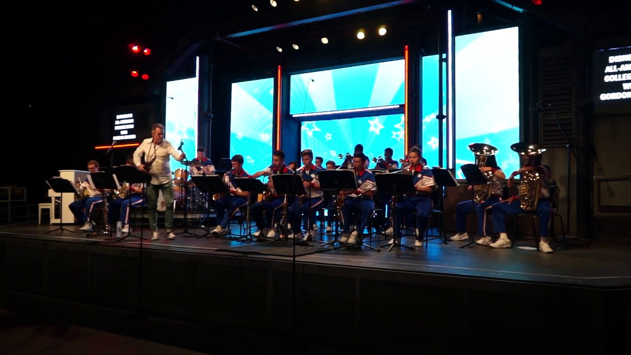 Disneyland All American College Band 2019    DCA Gordon Goodwin Concert Set   7 25 19