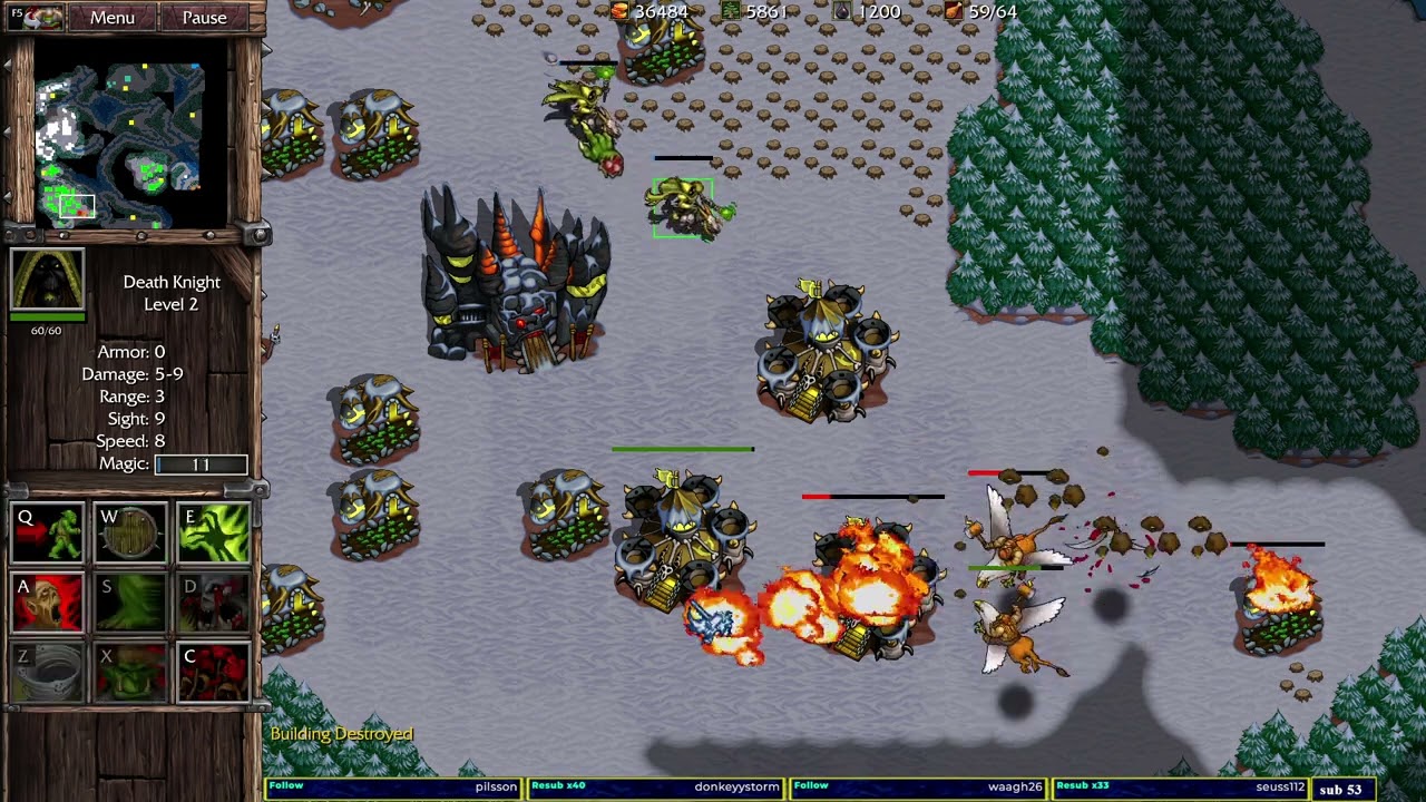Warcraft 2 Remastered Forest Trail 2v3