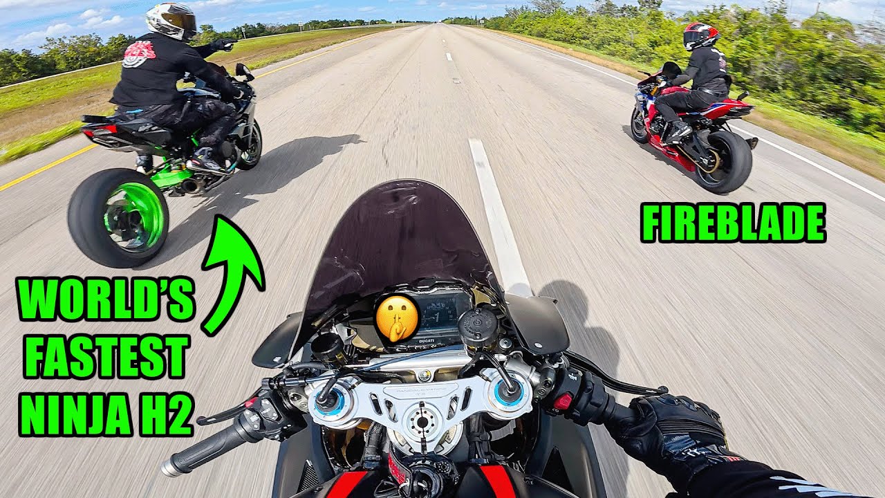 TESTING The FULL POWER Of My Panigale V4 SP2 😈| Ninja H2, Fireblade, ZX10r, V4R, R1