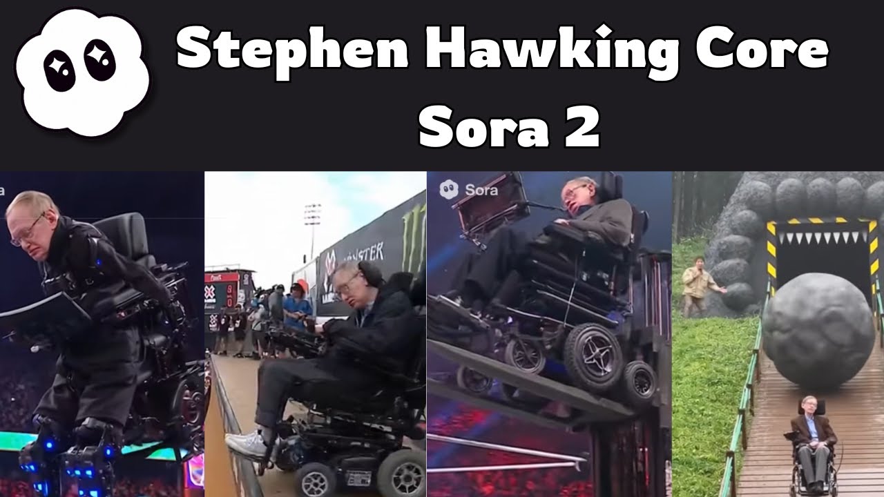 INSANE Stephen Hawking Sora 2 Moments 😭